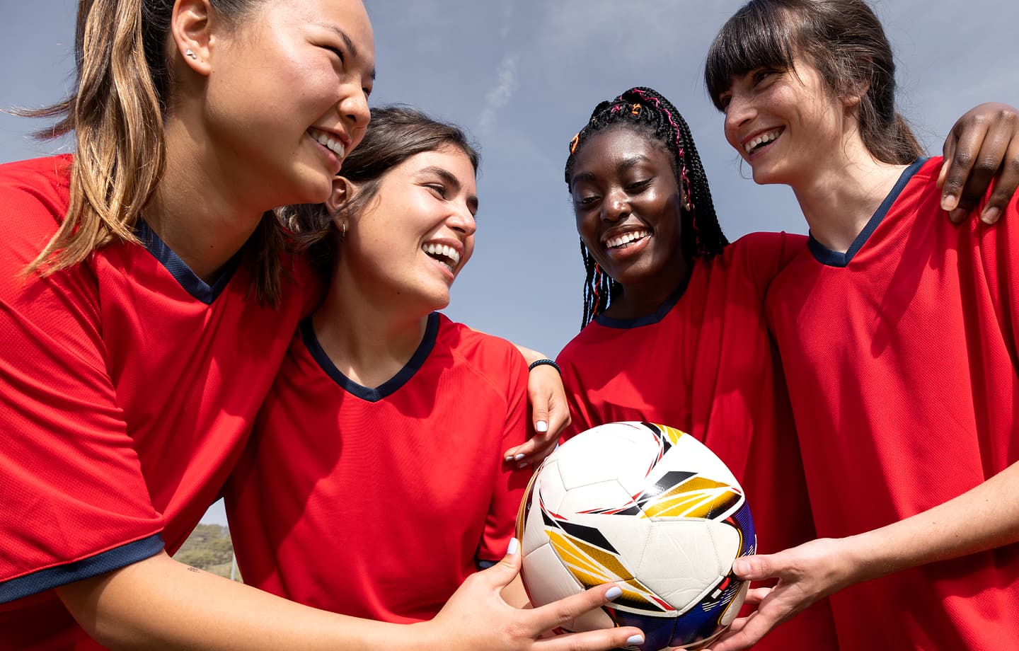 image of a sports team celebrating